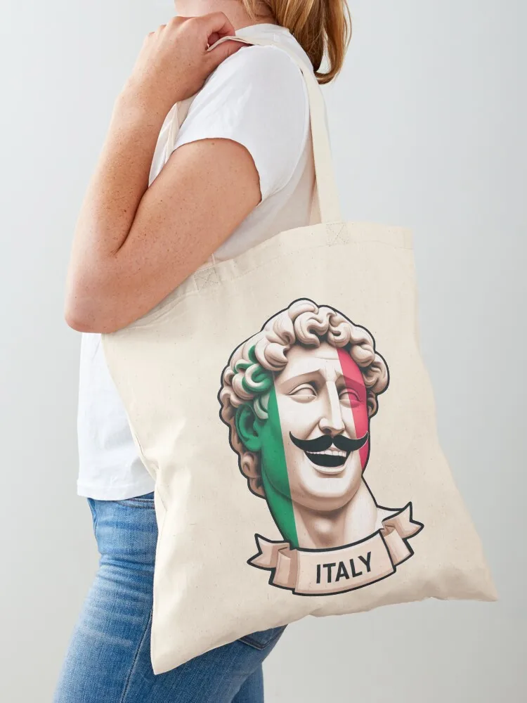 Aesthetic Italy Statue Tote Bag shopper bag women canvas hand bag Canvas Tote