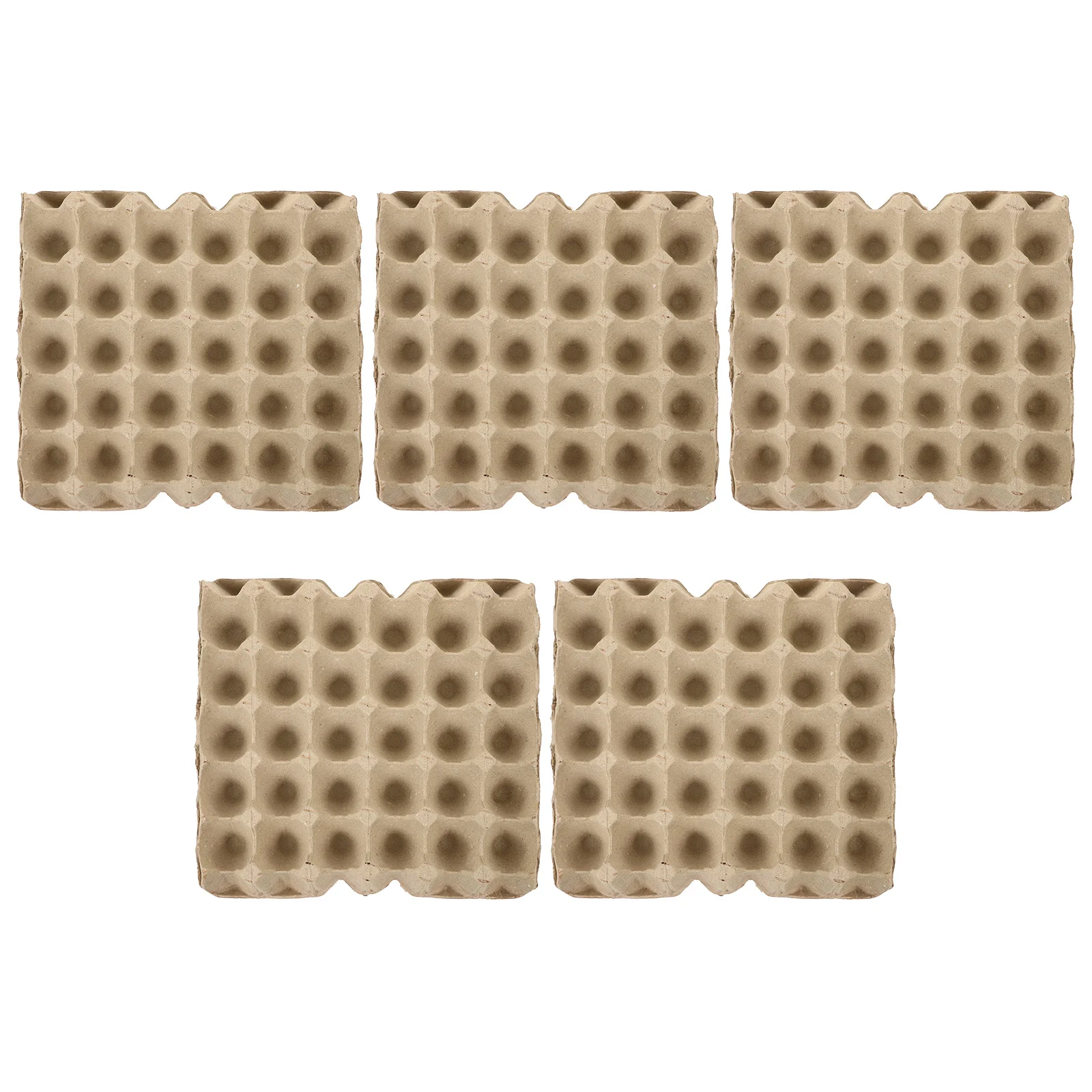 

5pcs Cartons Natural Duck Egg Carton Color 30 Eggs Egg Tray Tray Reusable Protective Case Stackable Bulk Storage