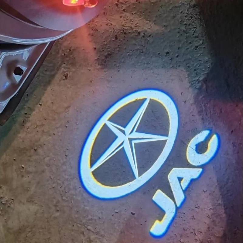 

For JAC Car styling Door LED Decoration Wireless Welcome Light Logo Projector S3 S5 A13RS RS M2 T6 A13 A30 IEV4 HeYue YueYue