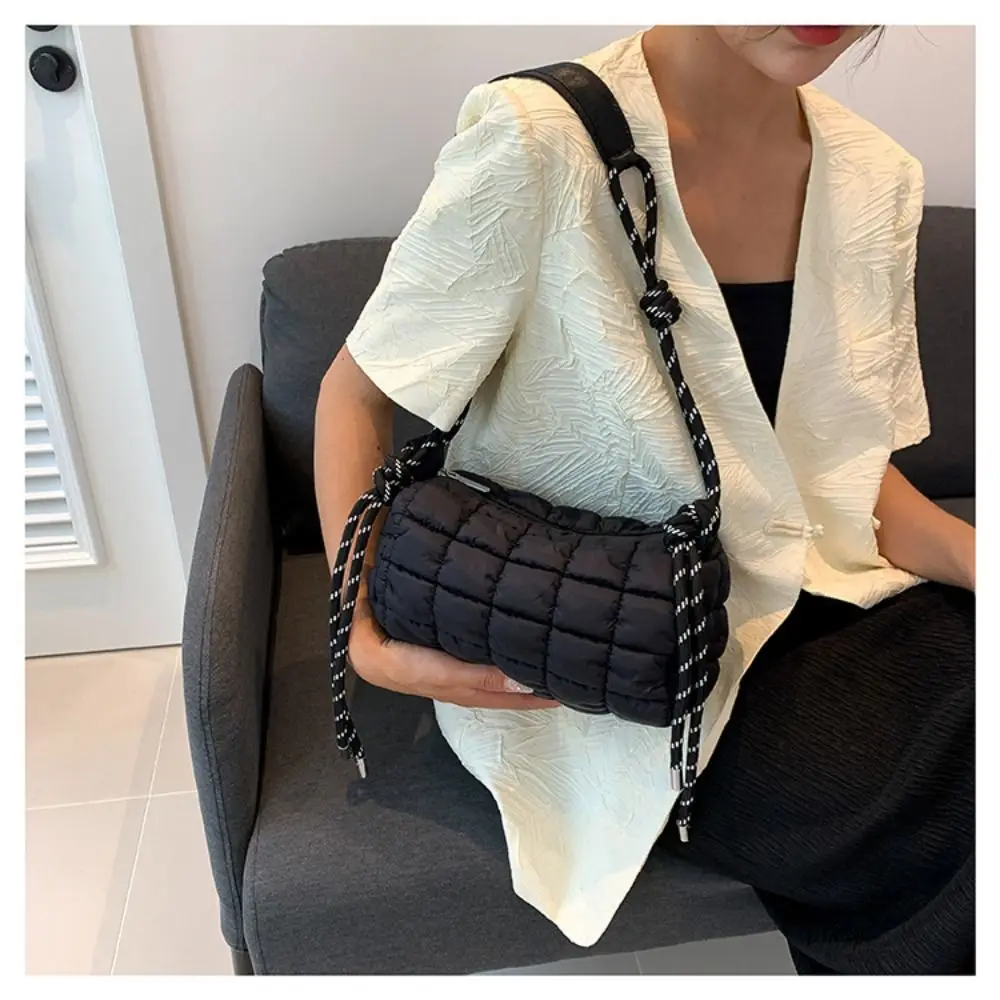 Nylon Puffy Crossbody Bags for Women Large Capacity Handbags Shoulder Messenger Bag Female Popular Fashion Hobos Shopper Bags