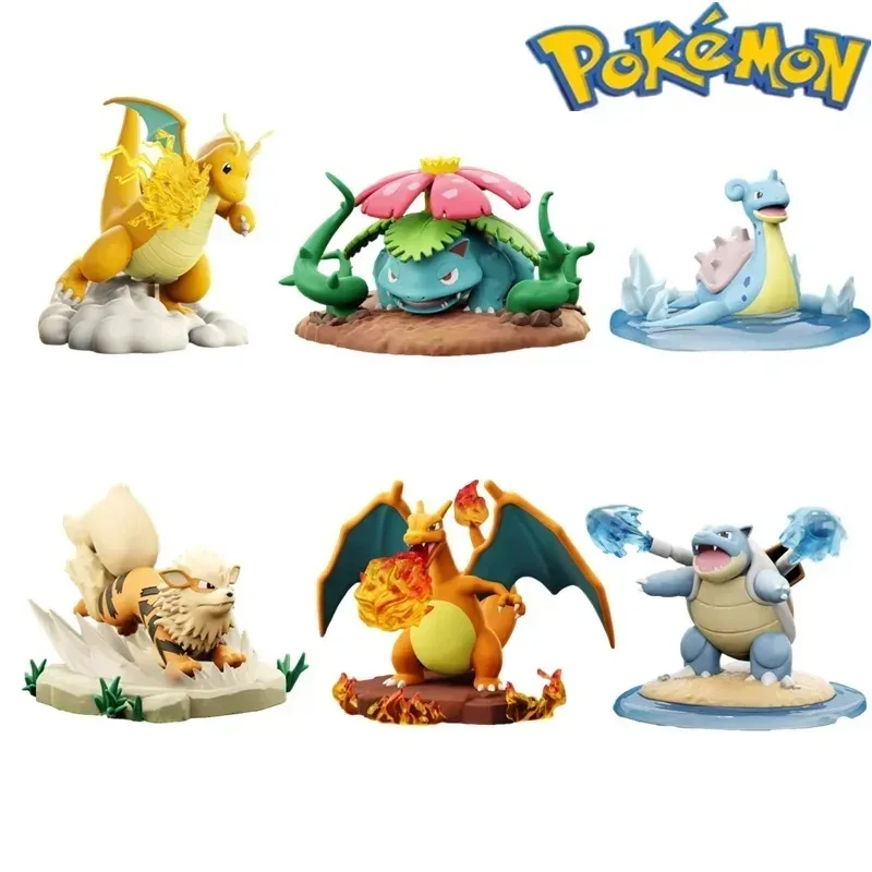 pokemon-modelo-de-cena-em-miniatura-venusaur-charizard-blastoise-figura-arcanina-lapras-dragonite-boneca-brinquedo-das-criancas-presente-aniversario