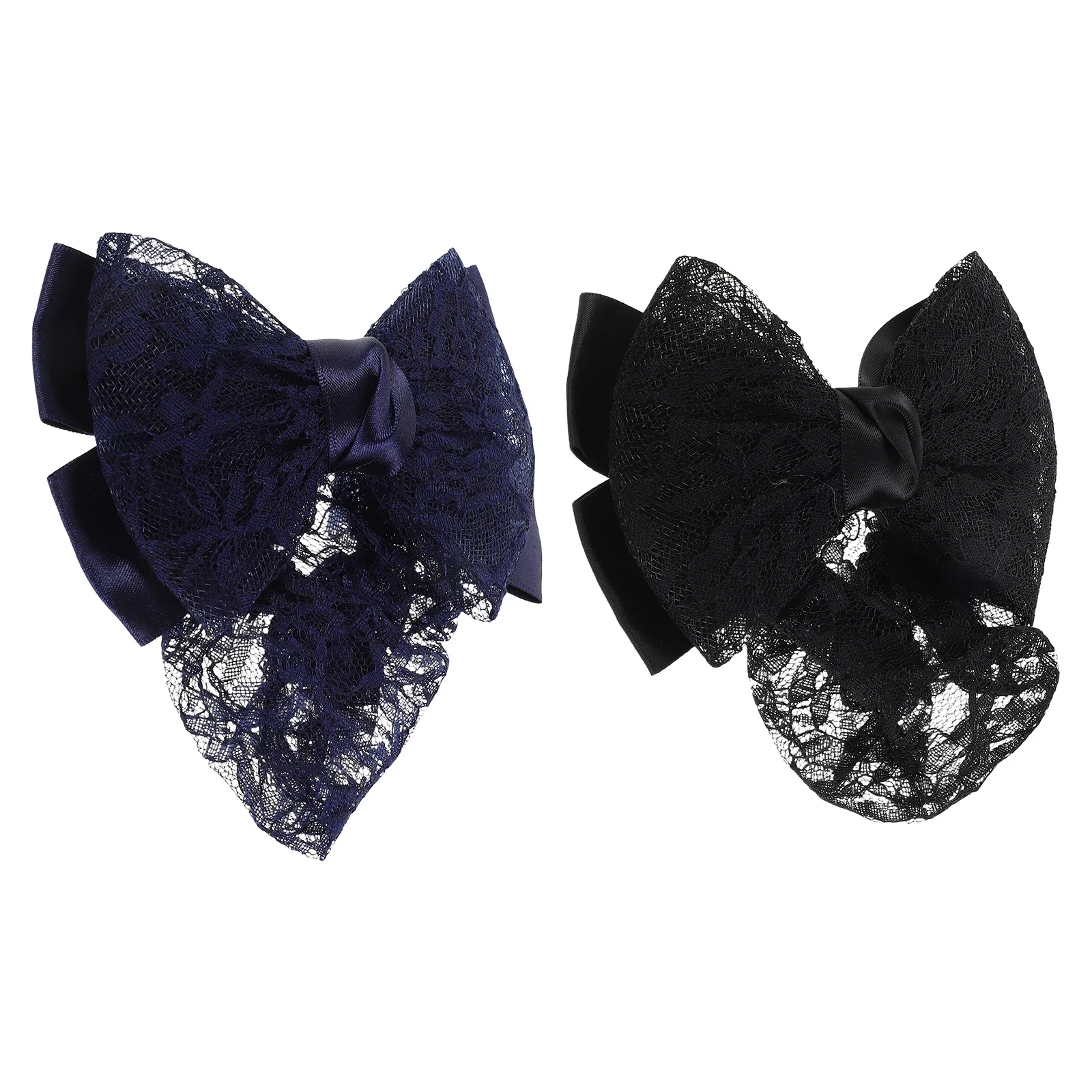 

2 шт., женский пучок для волос, декор с бантом, заколка, профессиональная сетка для волос для укладки, сетчатые сетки для волос, балетная сетка для булочек