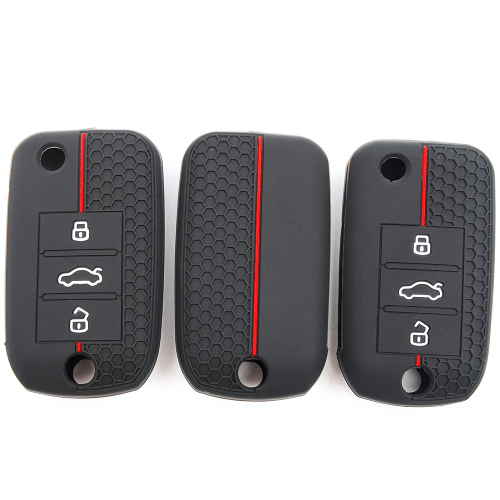 For MG RX5 ZS HS GS Silicone Car Key Fob Cover Full Coverage Stylish Durable Button Access Protection Premium Protective