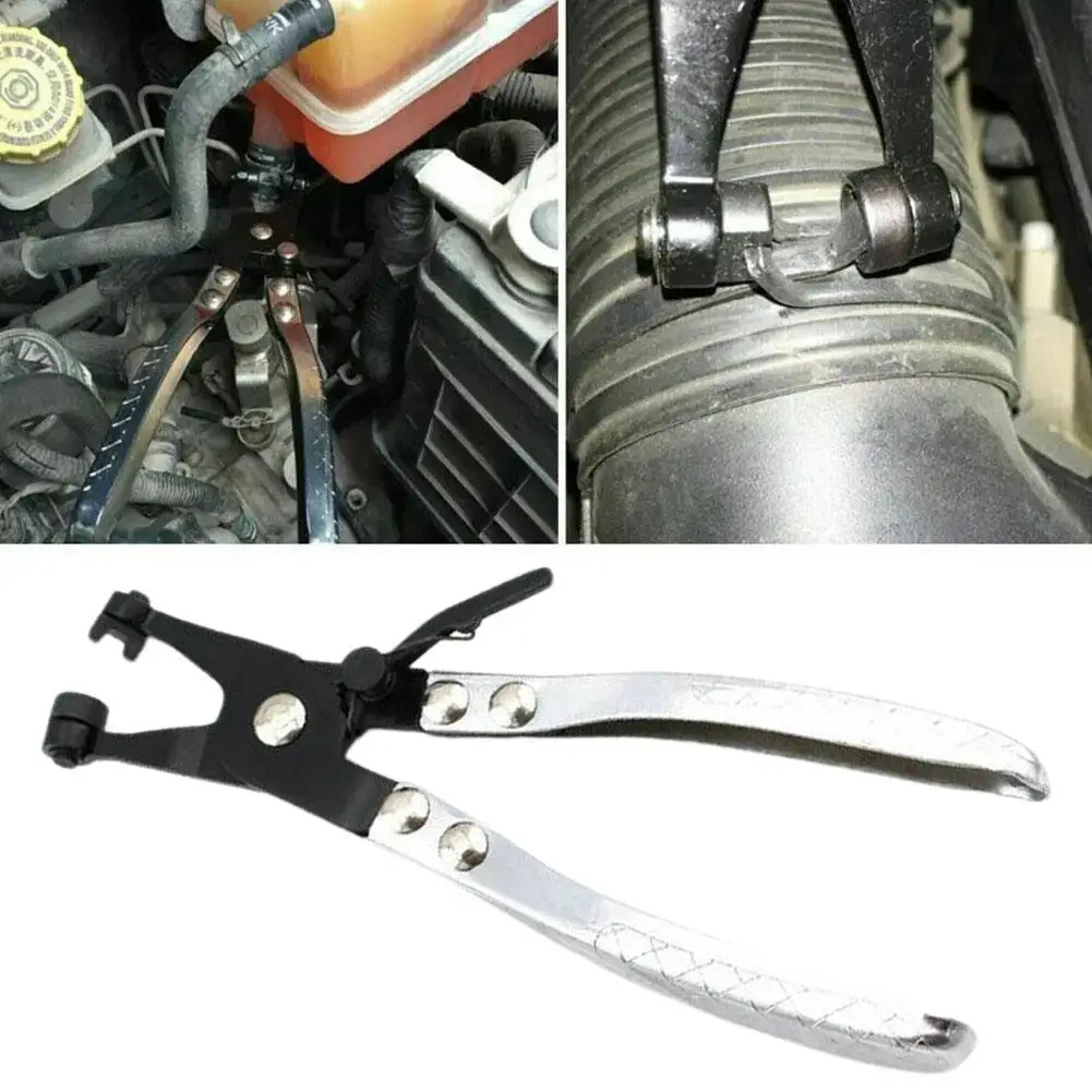 

Car Water Pipe Hose Clip Pliers Clamp Swivel Drive Flat-band Tool Jaw Removal Of Clamps Hose type And Locking Installa O4a3