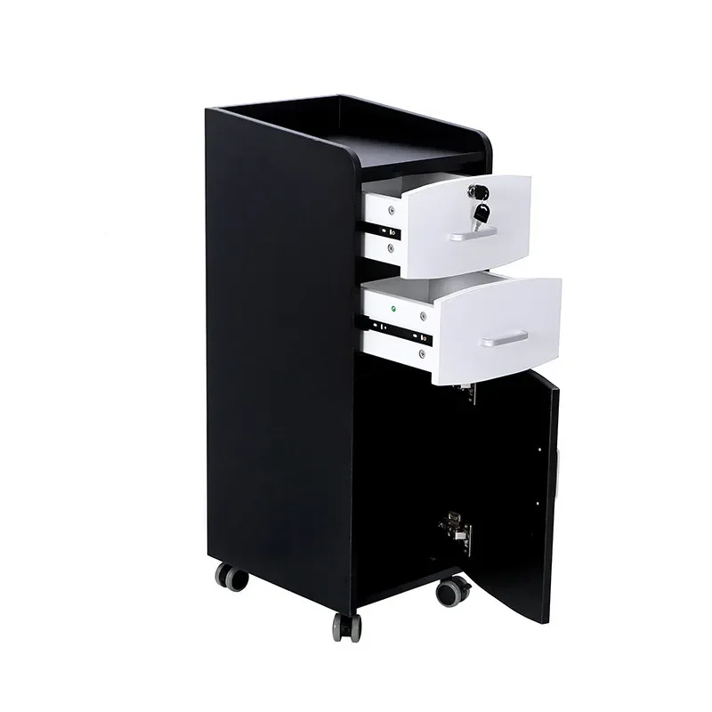 Hongzi hair salon tool cart multi-function cabinet hair cutting trolley barber shop work cabinet hair salon special storage