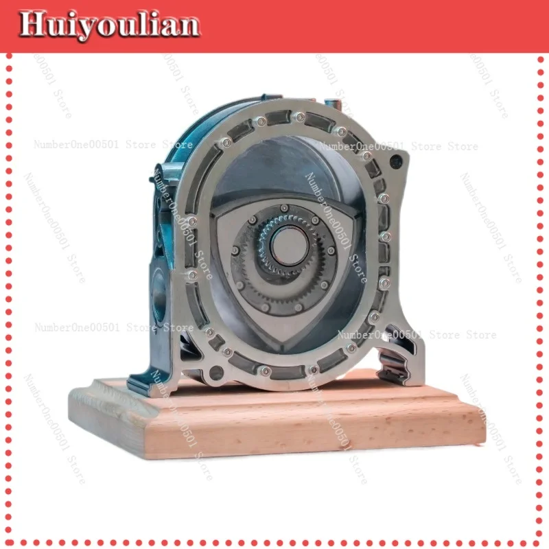 Metal Rotor Engine Model Kit Buildable Moving Parts Desktop for Adults for ModelTech