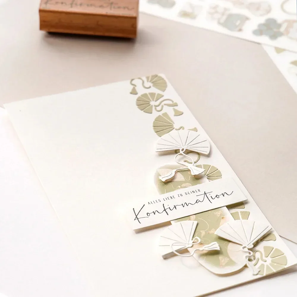 Wineglass and Envelope Bow 2026 New Stencil For Scrapbook Diary Decoration Embossing Template DIY