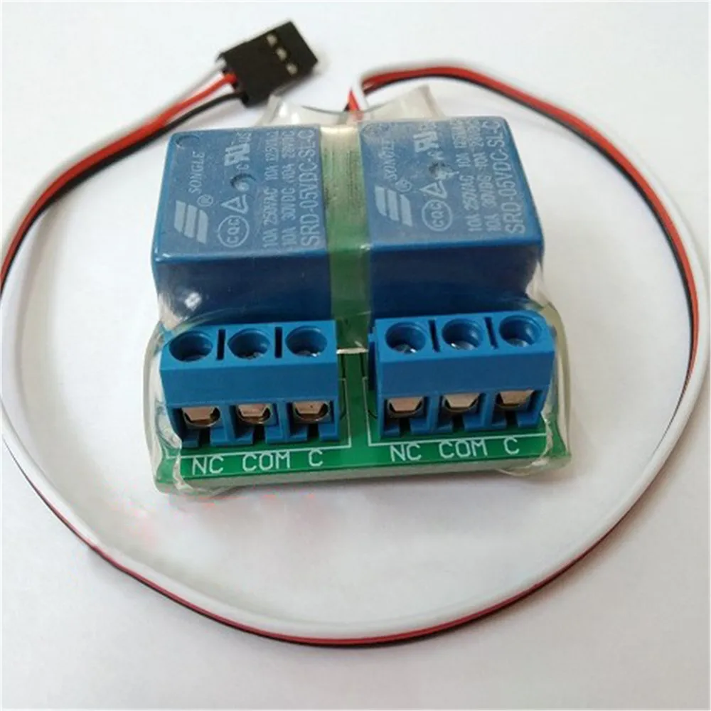 Q1 RC リレースイッチ PWM モデルリモコン RC 飛行機 FPV クアッドコプター起動スペアパーツ