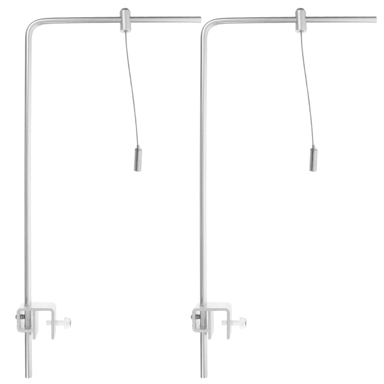 

2Pcs Aquarium Light Stand Aluminum Alloy Mounting Arm for Fish Tank Freshwater Saltwater High Brightness Lighting Fixture Holder