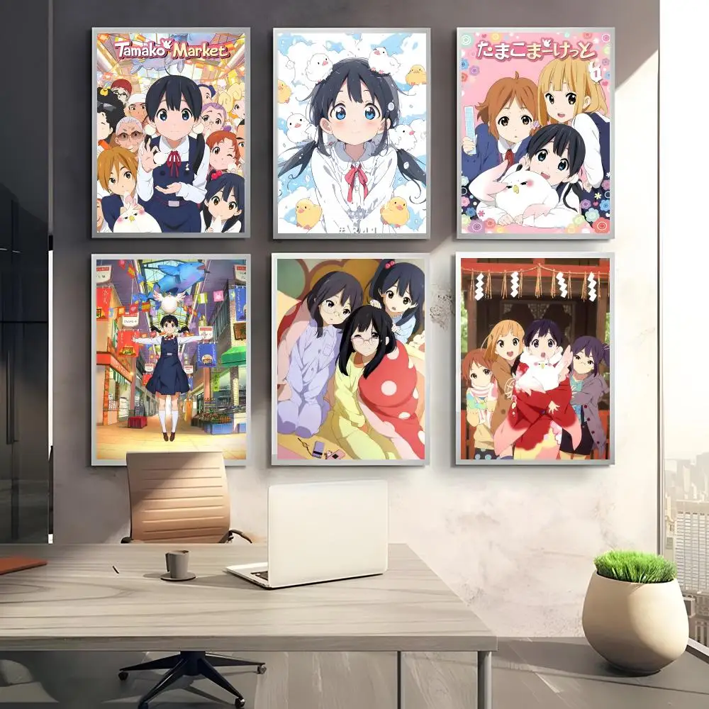 ملصق قماشي لخط الرسوم المتحركة من سوق تاماكو: مجاني للتجاعيد ومقاوم للماء ومتين لجميع الفضاء لتزيين الحائط #2