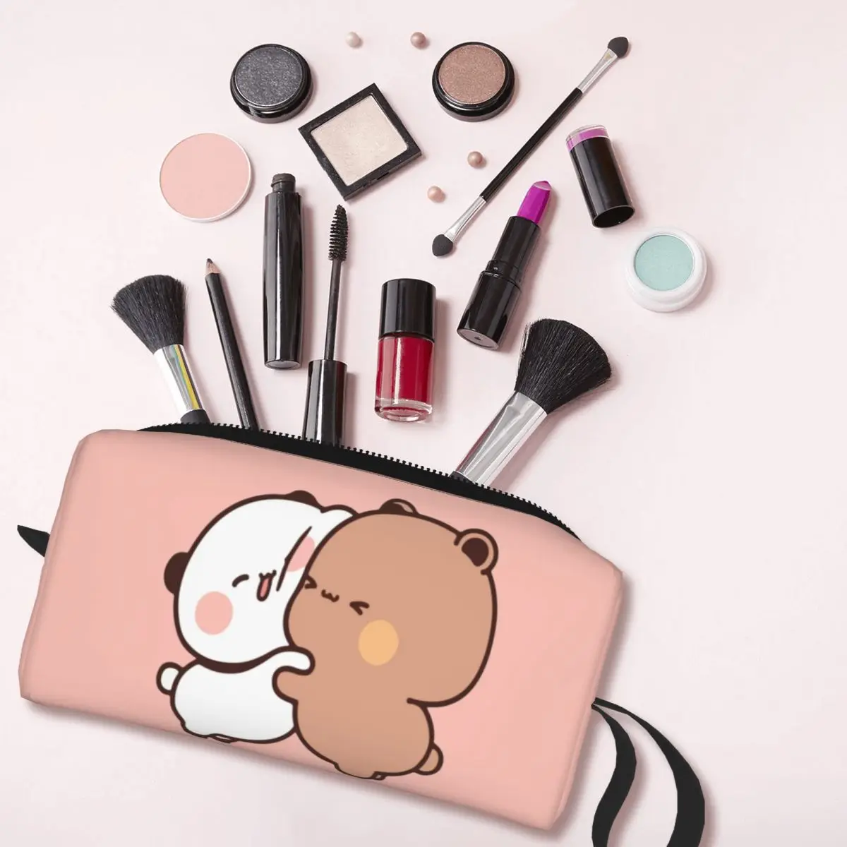 Bear And Panda Bubu Dudu Balloon Makeup Bags Men Cosmetic Bag Stylish Waterproof Makeup Organizer Case