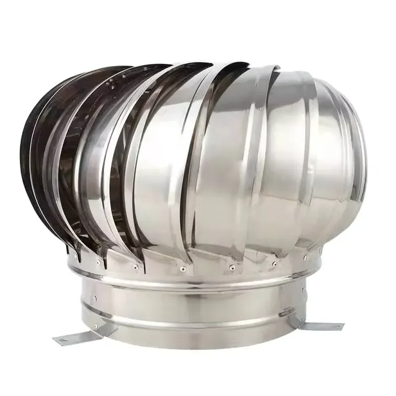 304 /201 Exaustor Stainless Steel Unpowered Hood, Factory Roof Ventilators, Rain-proof Typhoon, Breeding air Outlet
