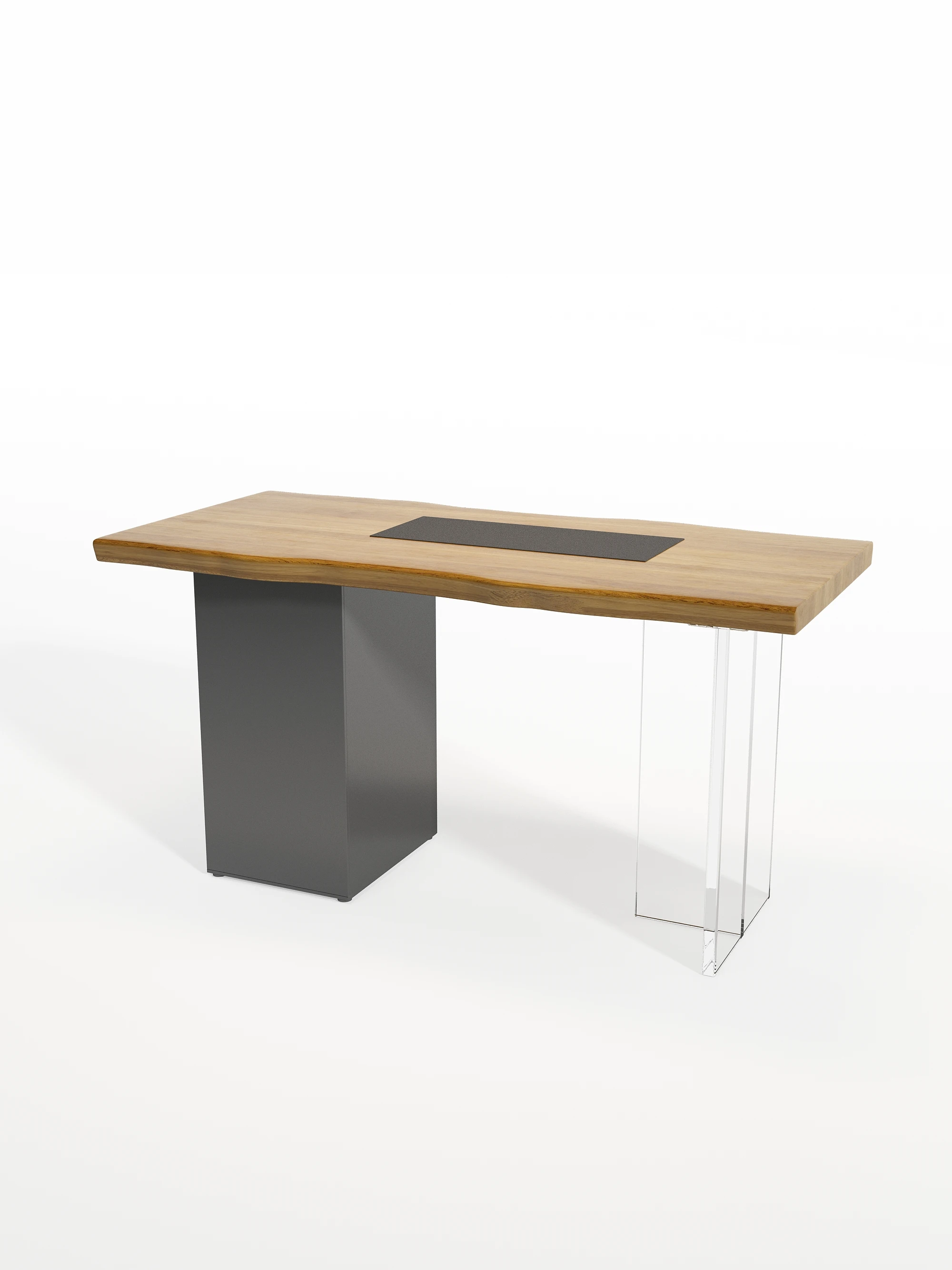 

Solid wood acrylic tea table, casual small tea table, balcony tea
