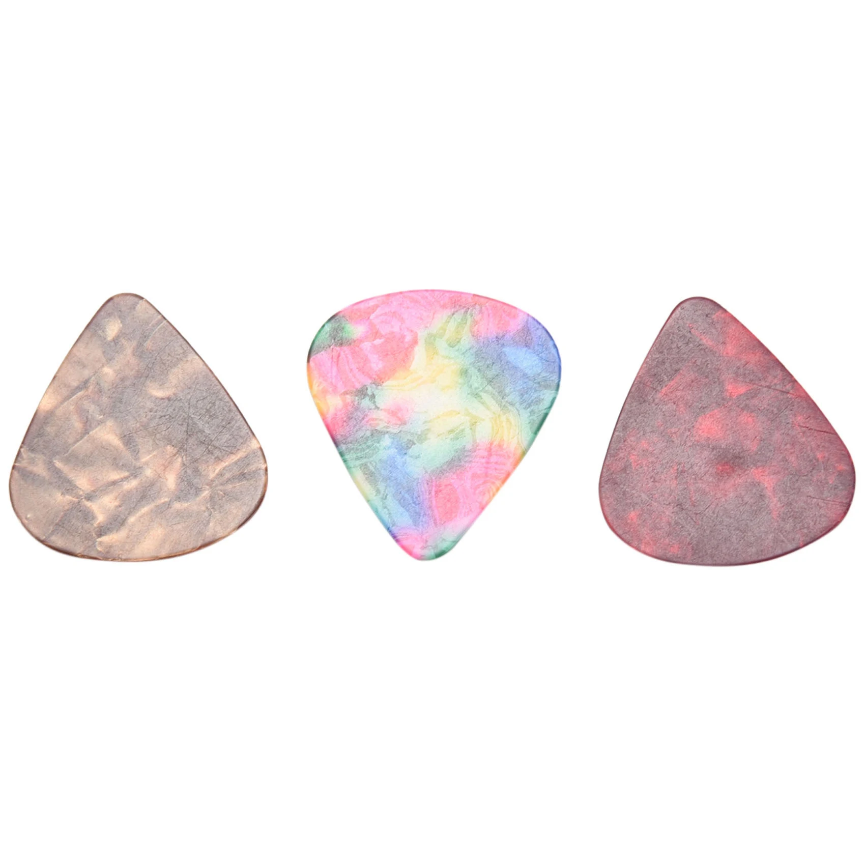 20pcs Colorful Celluloid Thin Guitar Picks 0.46mm / 0.71mm Color Random