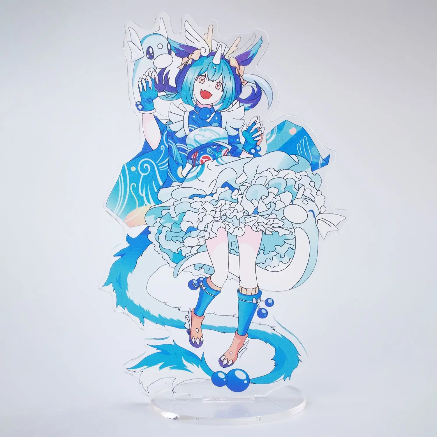 4models Yu-Gi-Oh! Kitchen Dragonmaid Double-Sided Acrylic Stand Nurse Dragonmaid Parlor Dragonmaid Desktop Decorative Toy Gift