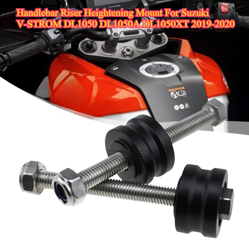 Motorcycle Handlebar Riser Spacer Heightening Mount For Suzuki V‑STROM DL1050 DL1050A DL1050XT 2019‑2020 Modified Accessories
