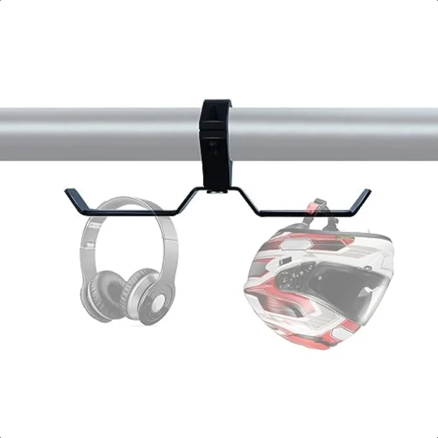 

AL4X4 UTV Helmet Hanger Aluminum Headset Hanger Fits 1.752 Roll Cage UTV Hanger for Headset Helmet Goggle Gloves Compatible wit