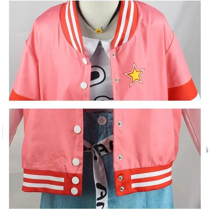 Azusawa kohane cosplay traje anime colorido palco azusawa kohane roupas peruca chapéu para mulheres meninas carnaval comic con