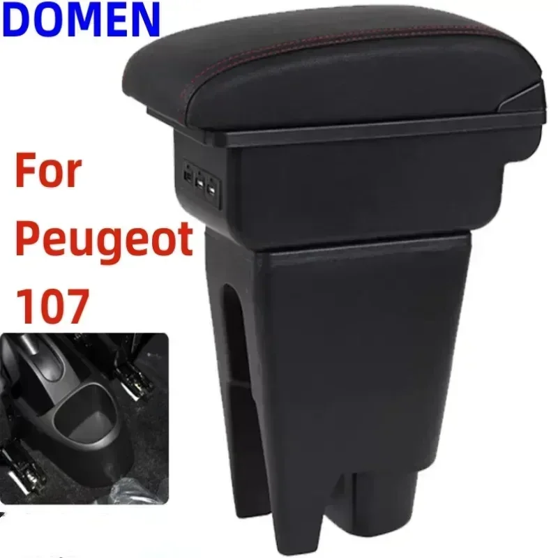 

NEW For Peugeot 107 Armrest For Citroen C1 Toyota Etios Aygo BJ Armrest Box Car Accessories Store Box Interior Parts