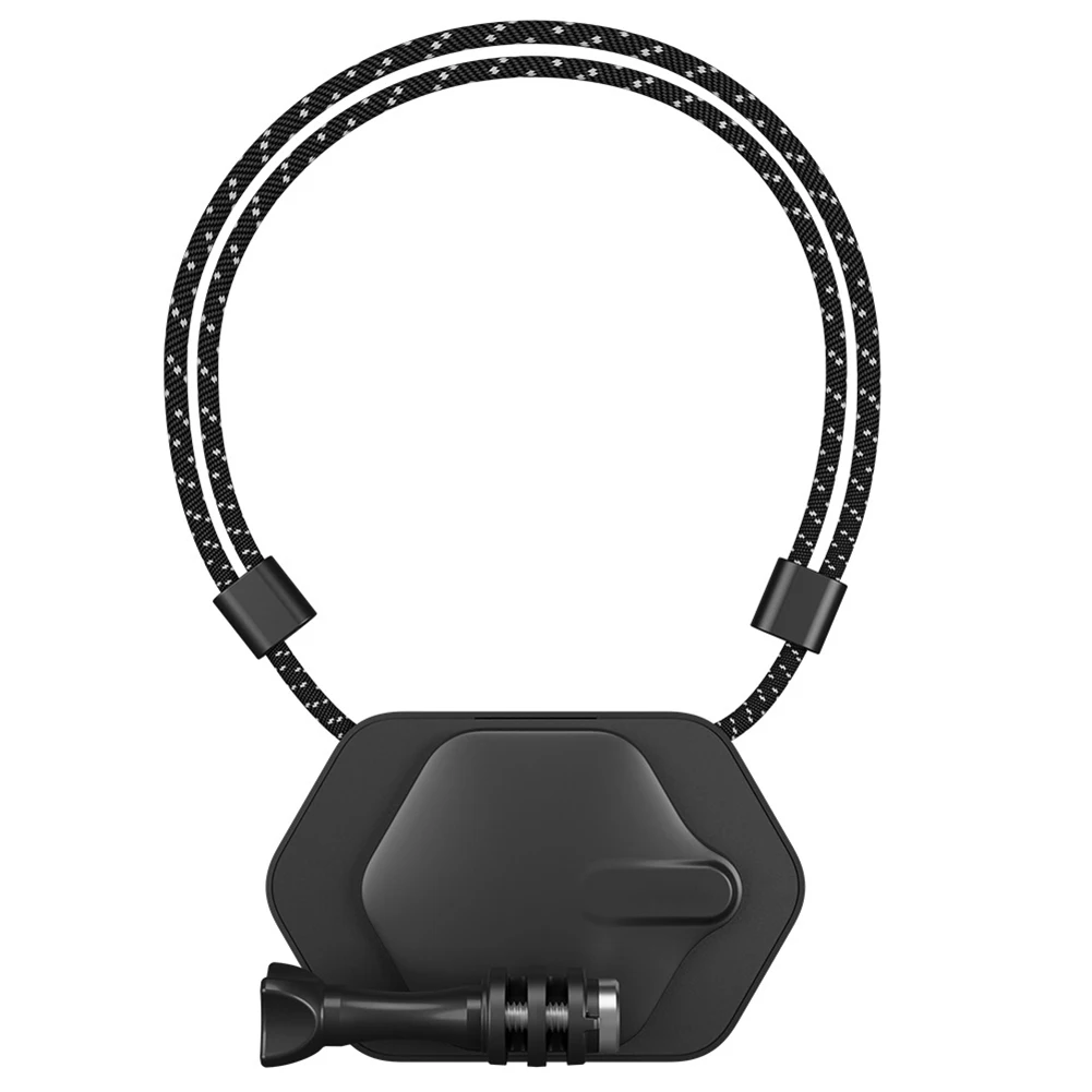 Set Halter dudukan magnetik, aksesori kamera pelepasan cepat kalung braket untuk Gopro Hero 12 11 10 9 8 7 Insta360