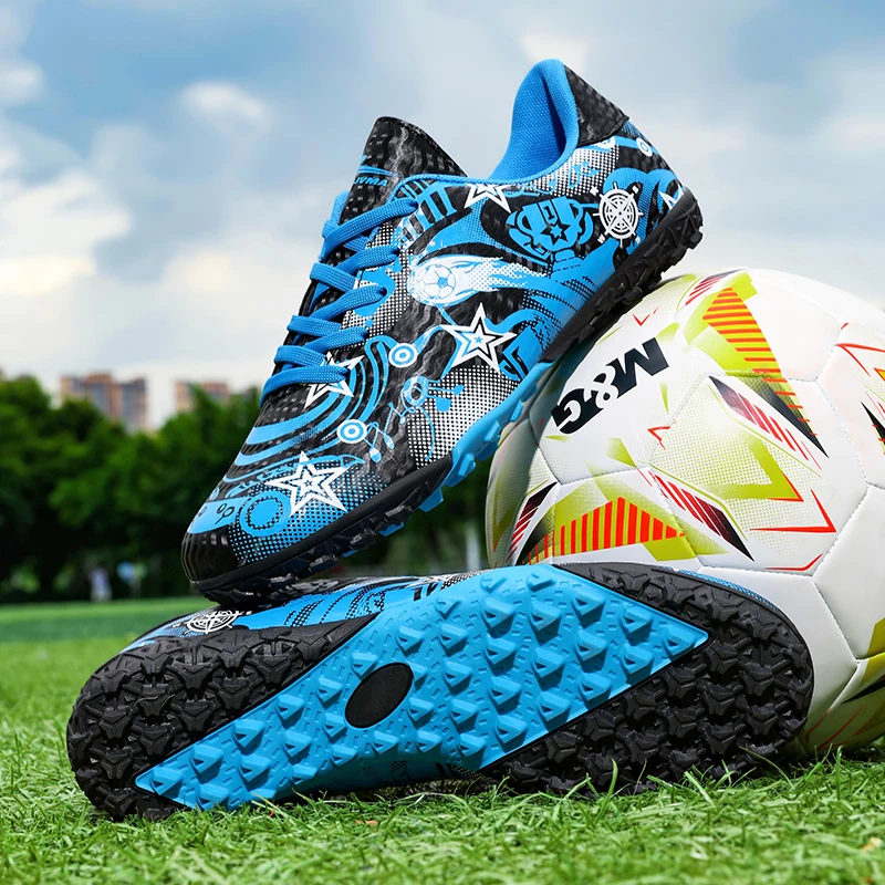 

Men Football Field Boots TF/FG Fast Indoor Unisex Professional Soccer Shoes Comfortable Non Slip Match Society Cleats Sneaker
