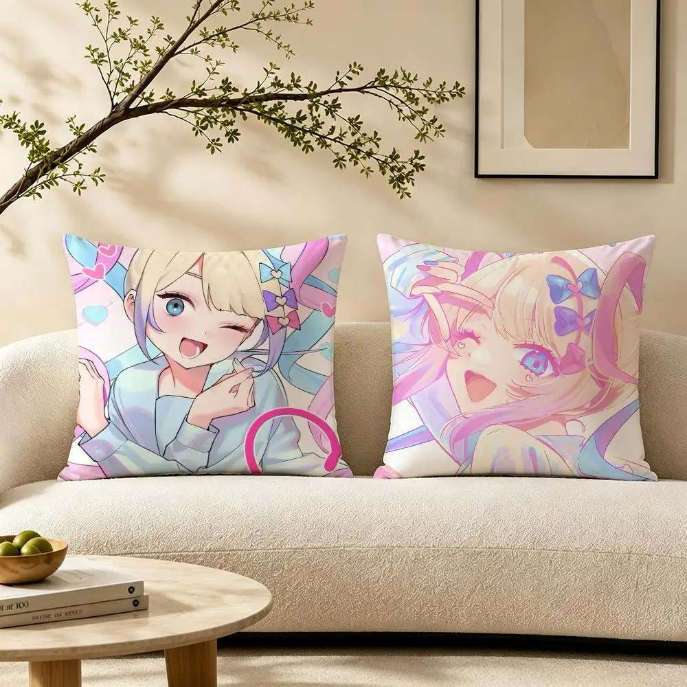 Needy Streamer Overload Cushion Cover Pillow Short Plush Warm CreamStylel Cushion for Living Room Bedroom Sofa Ideal for Gifting