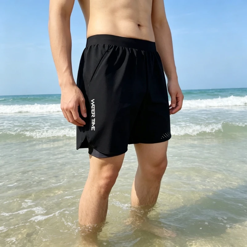 men's-5-inch-double-layer-swim-trunks-shadow-black-quick-dry-anti-exposure-swimming-shorts-for-hot-spring-pool-soft-breathable