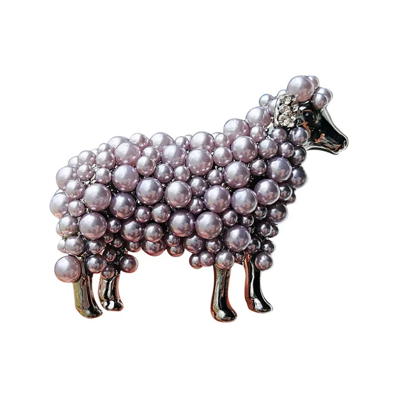 Women Men Classic Sheep Exquisite Brooch Badges Fashioni Elegant Lady Creative Animal Pin Buckles image 5