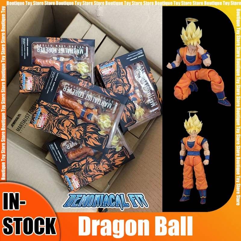 

Demoniacal Fit Son Goku Фигурка Dragon Ball Z SHF Goku Фигурка Martialist Forever Return From Beyond Фигурки Модель Подарки
