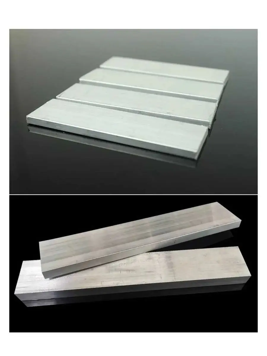 Épaisseur 5mm-8mm 6061 feuilles de plaque de barre plate en aluminium longueur du bloc 500mm