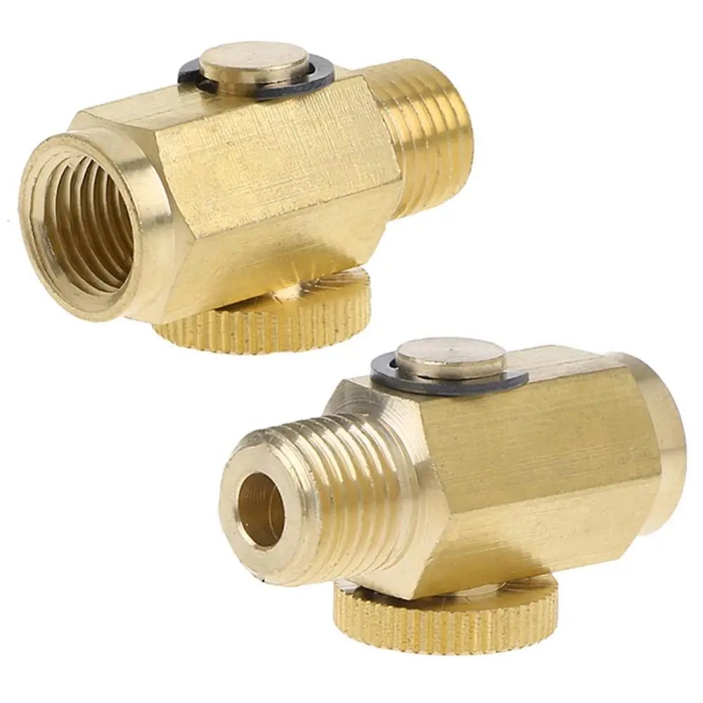 1/4inch NPT Thread Brass Air Flow Regulator Compressor Adjust Valve Control Tool Air Flow Regulator