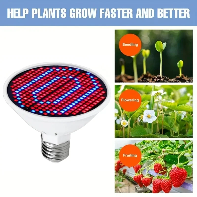 1pc LED Plant Light Cup E27 Red And Blue Light Growth Light Succulent Seedling Planting And Supplementary Full Spectrum Light