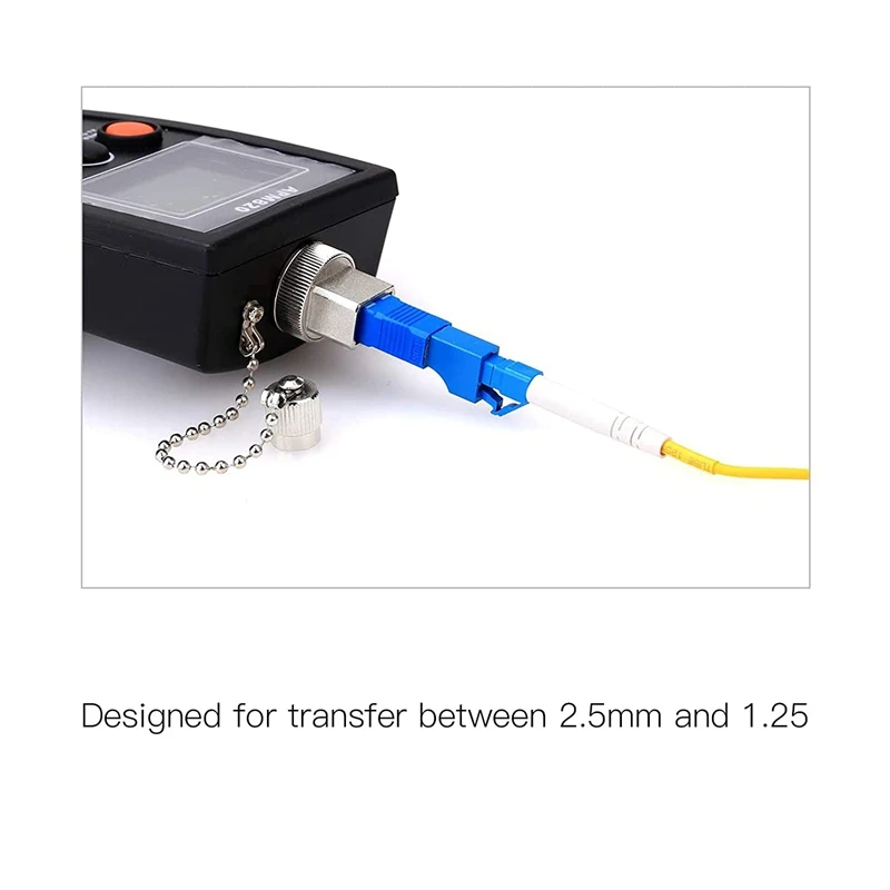 4แพ็คเดี่ยวโหมด9/125Um SC/UPC ชาย LC/UPC หญิง Hybrid Optical Fiber Adapter สำหรับ Optical Power Meter