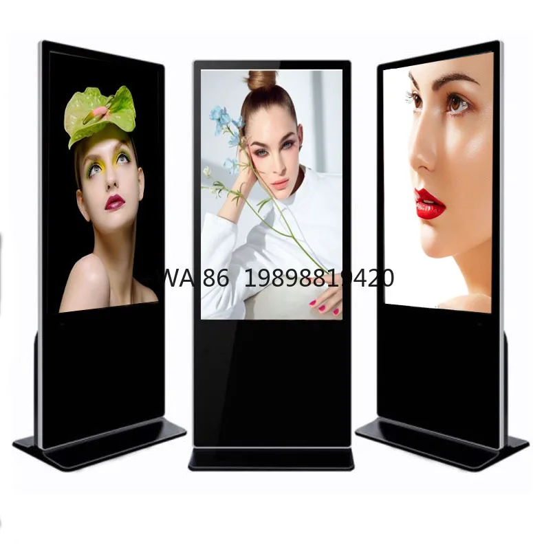 

Настраиваемый 43, 50, 55, 65, напольный вертикальный интерактивный цифровой вывесок, сенсорные ЖК-экраны, киоск, рекламный дисплей для Adv
