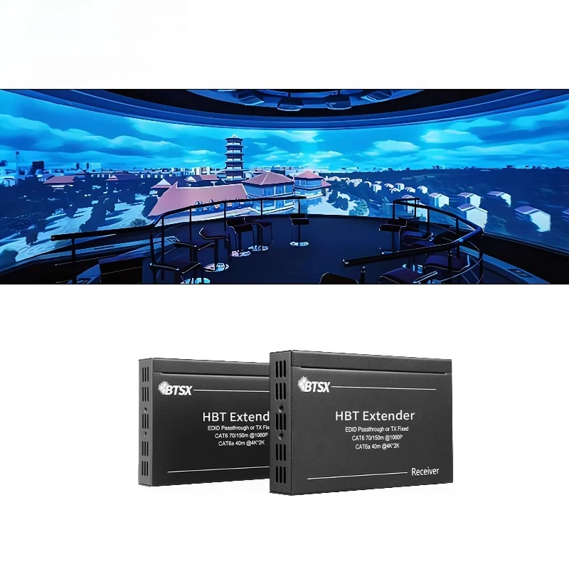 CAT6 RS232 USB-KVM 4k30 2K60 70M Two-way IR  POE  HDbaset HDMI Network Extender
