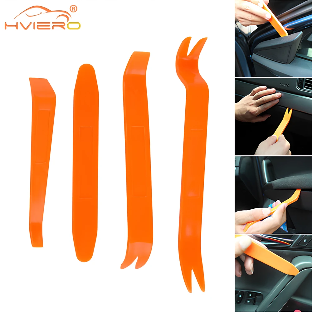 

4Pcs Car Sticker Waist Line Grill Trunk Internal Removal Tools Stickers DoorRoof Lights E46 E39 E90 E60 E36 F30 F10 E34 X5 E53