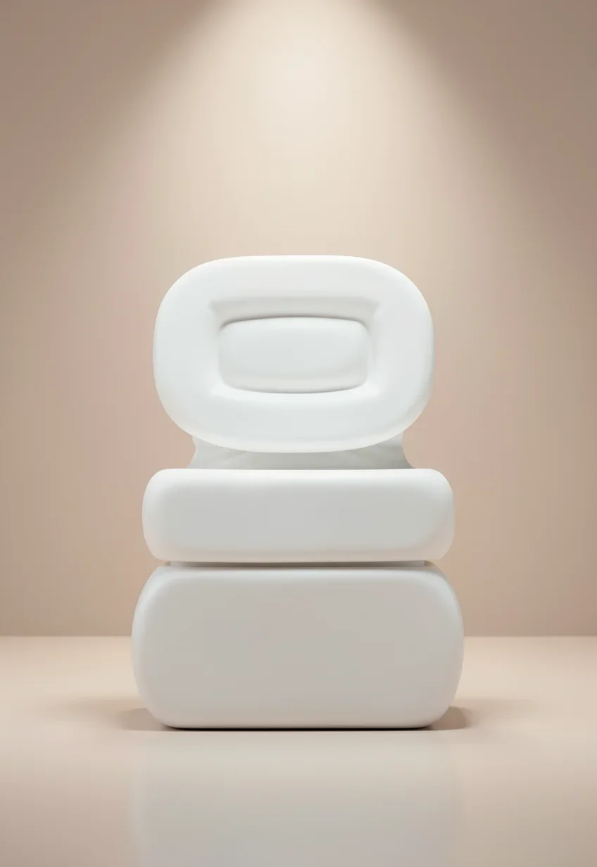 PU Tri-fold Sponge Bath Pillow Bathtub Bathroom Headrest Suction Cup