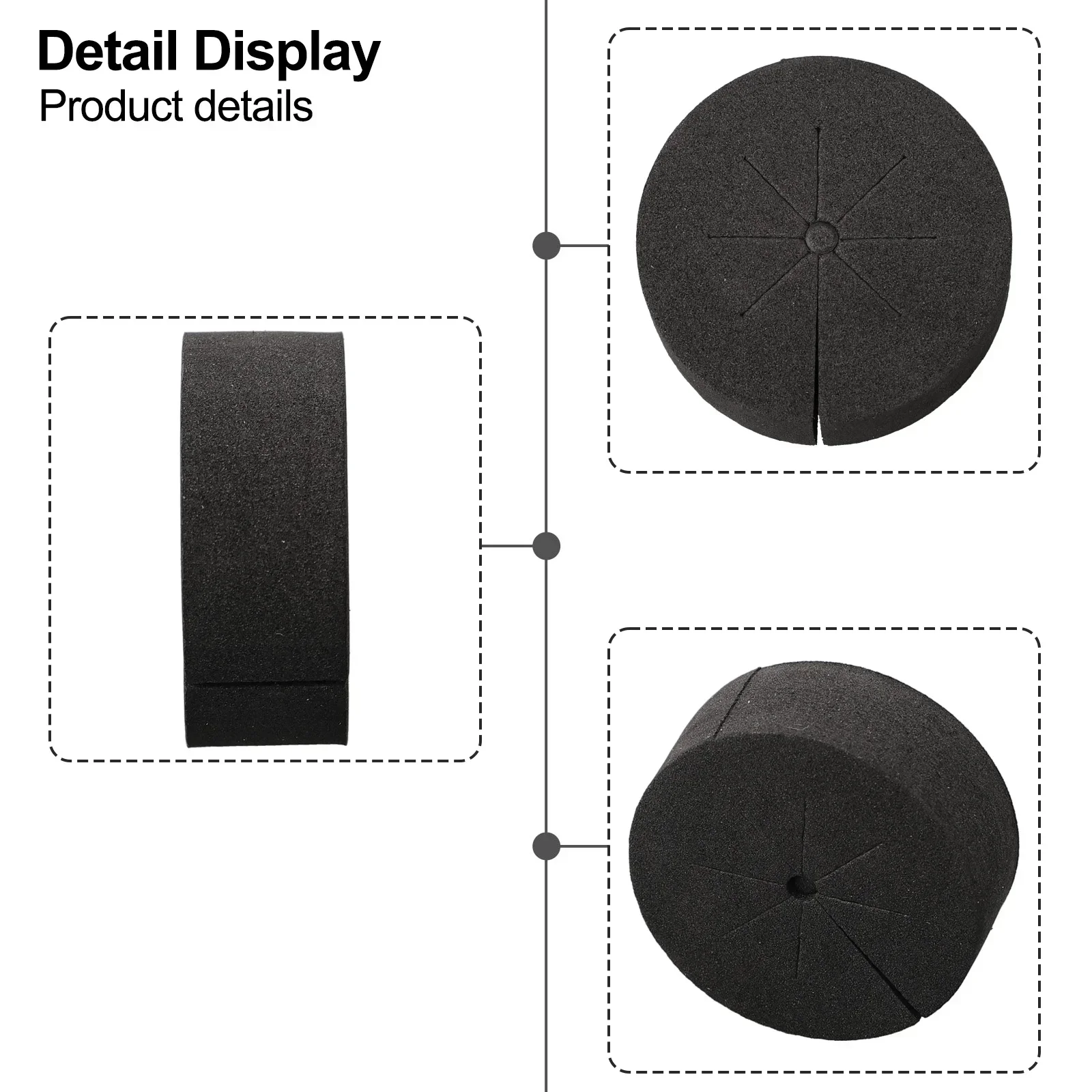 Neoprene Sponge Inserts Sponge 0.7 Inches Thick 100pcs Breathable Soft Waterproof Planting For Flower Vegetable