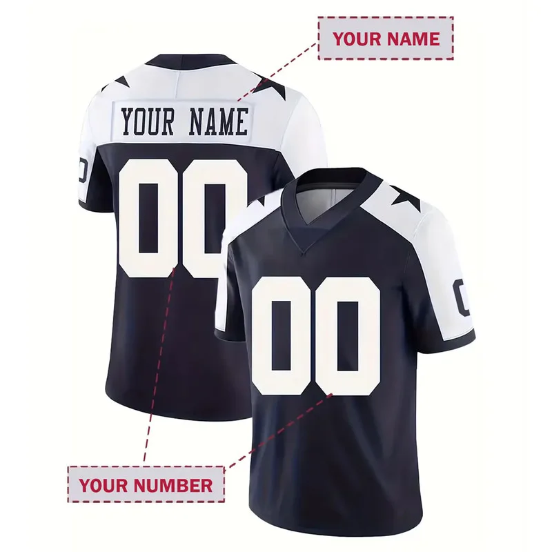 custom-name-and-number-men's-embroidered-american-football-jersey-personalized-short-sleeved-graphic-dallas-clothing-ment-shirt