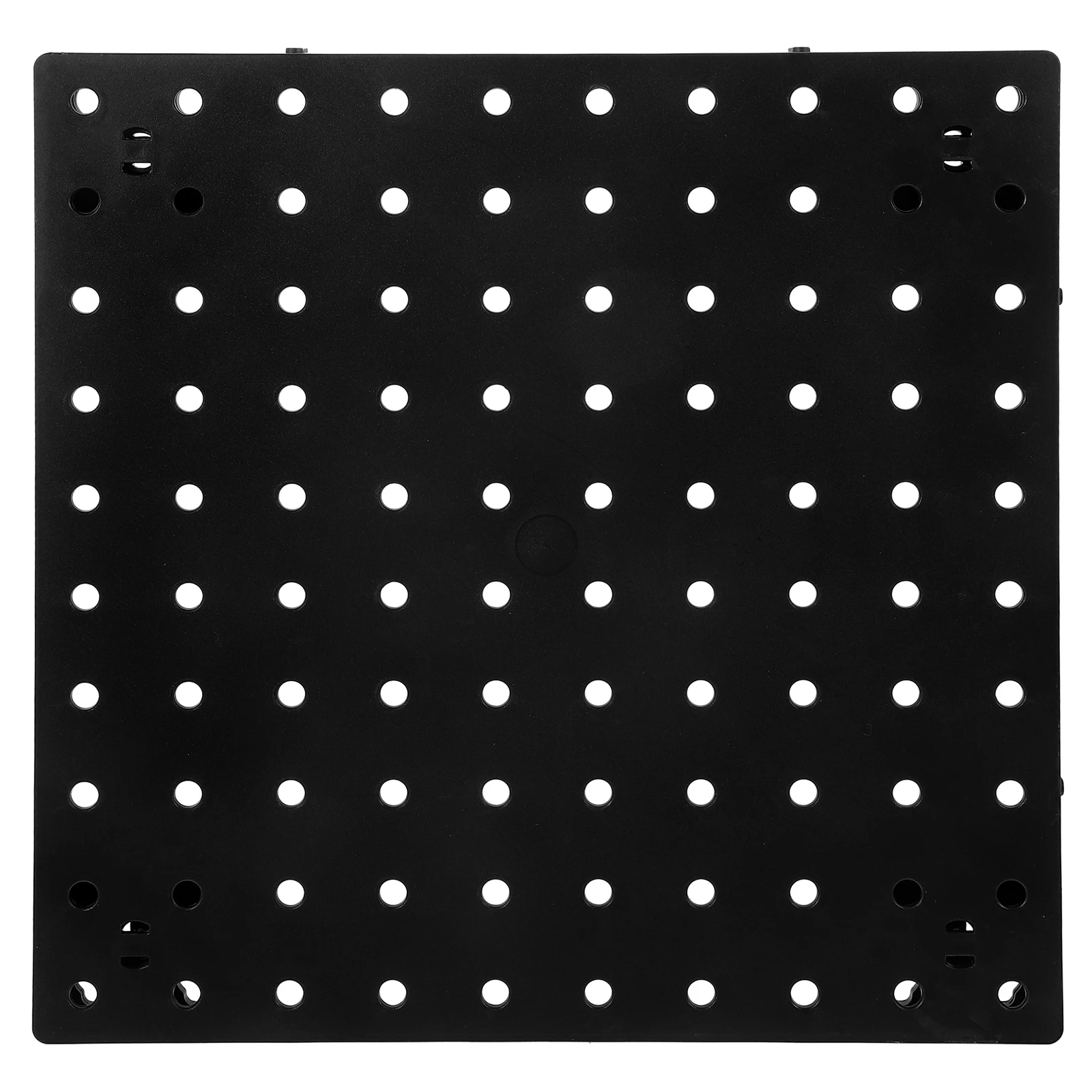 

Plastic Pegboard Panel 25x25CM Black Single Wall Mount Tool Organizer Garage Storage System Pegboard Panels Large