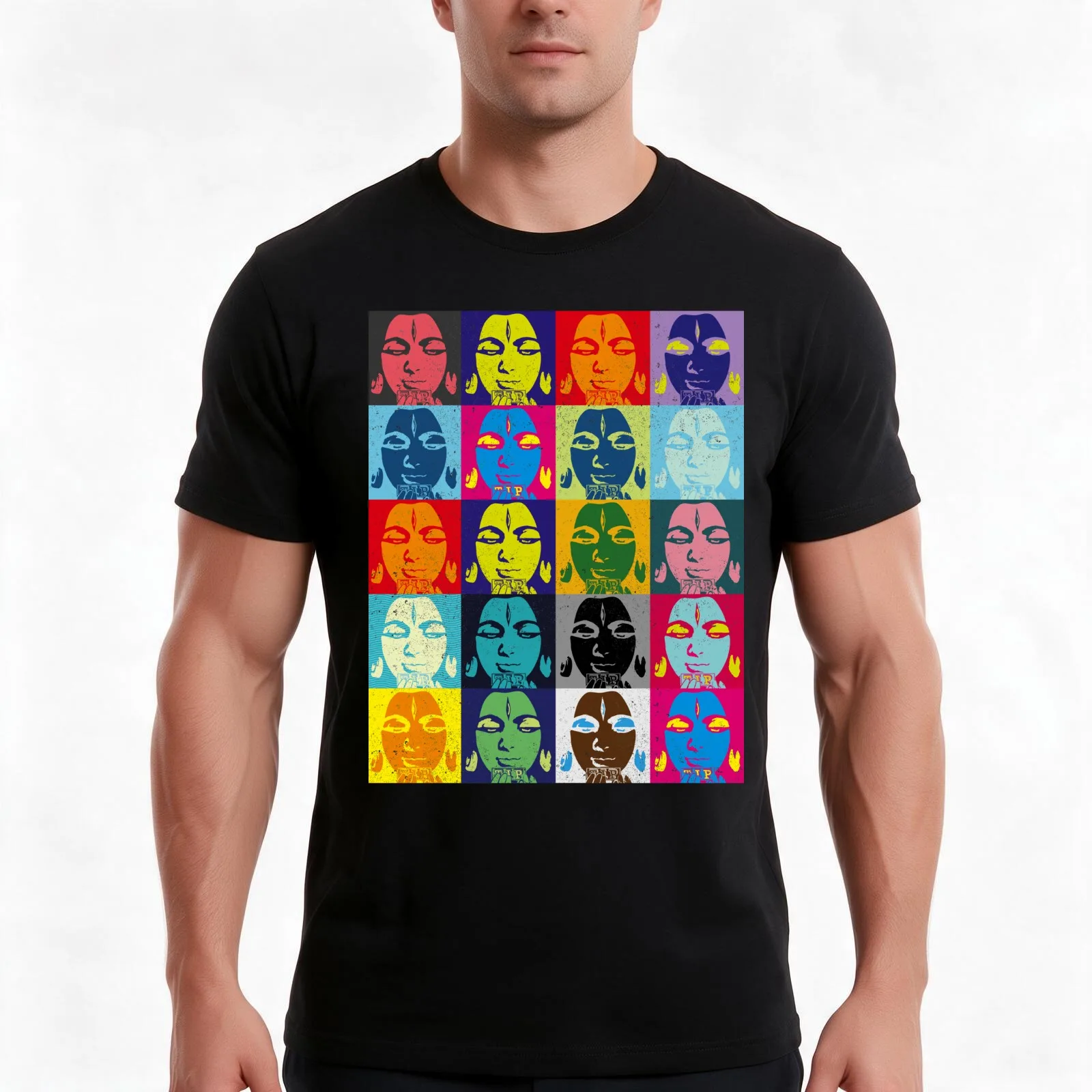 GOA TRance, Psy Trance TIP T-Shirt, Summer Casual Cotton Tee, Oversized Streetwear Tops, Vintage Graphic Print, Unisex Men Women