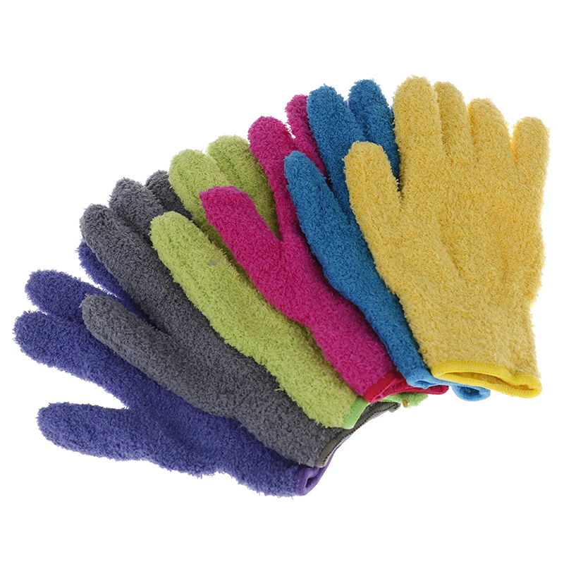 

1 Pcs Microfiber Dusting Cleaning Glove Mitt Cars Windows Dust Remover Tool