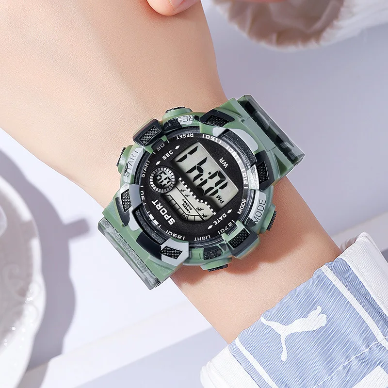 

Men's Digital Wristwatches Multifunction Military Sports Watch for Man Luminous Chronograph Waterproof Men Watches