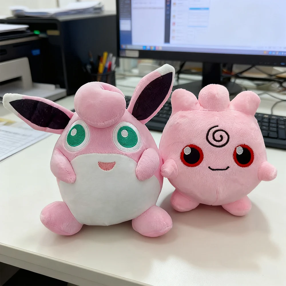 Brinquedos de pelúcia adorável pikachu hvysaur bulbasaur mew squirtle chikorita cyndaquil totodile uglybuff animais de pelúcia presentes para crianças