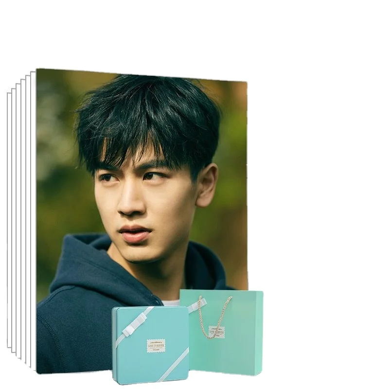 Zhang Linghe HD Poster+Calendar+Bookmark+Card Sticker+Badge+Card Stationary Set,Canglanjue Chang Heng Photo Tin Box Gift Package