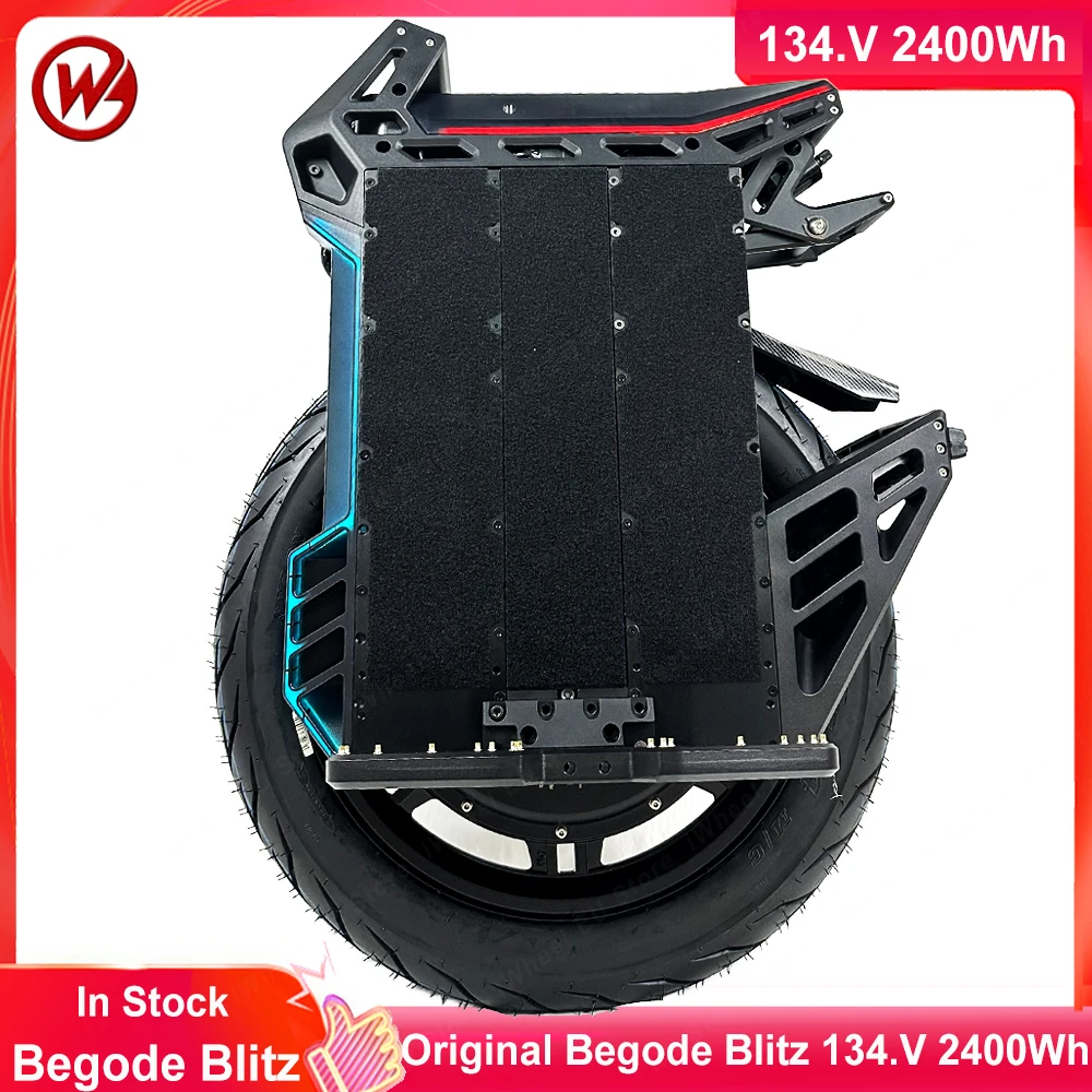 Original Begode Blitz 134.4V 2400Wh 50S battery Peak Power 3500W 36 Mosfet Motherboard Top Speed 150km/h Electric Unicycle