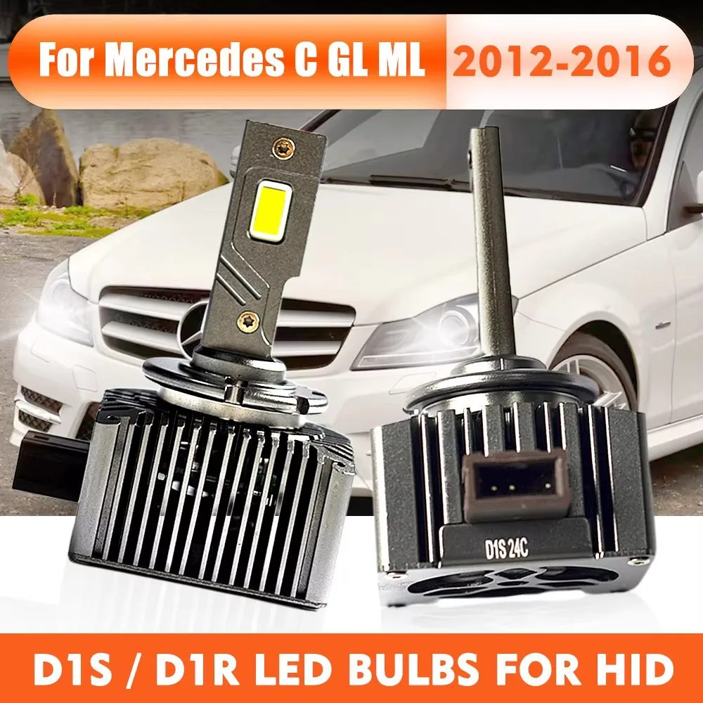 

D1S D1R LED Car Headlight Bulbs 6000K 110W Turbo Lights For Mercedes C GL ML SL SLK 12-16 Auto Lamp Plug&Play HID Conversion Kit