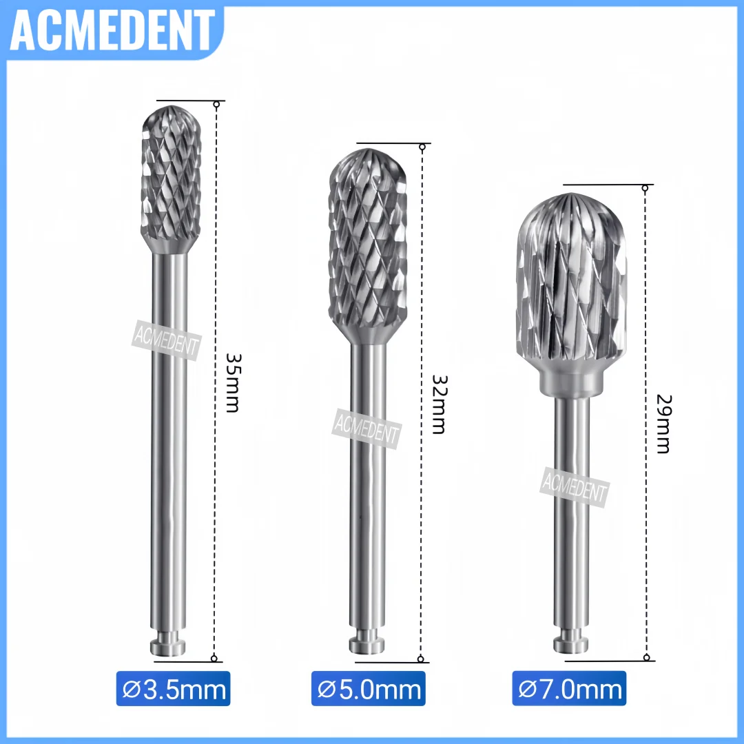 3 أحجام الأسنان الأناناس الحفر العظام التشذيب الحفر كريست مزيل شكل النحت ريدج الكنتوري GBR الأزيز #3