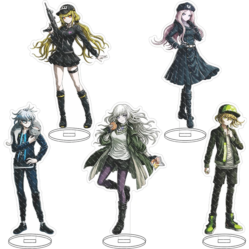 Figura de Anime de 16CM do Jogo TRIBE NINE, Fujo Ojiro, Chiba Tsuruko, Kujoin Ran, Shiratori Ren, Kisaragi Tumi, Ornamentos em Acrílico