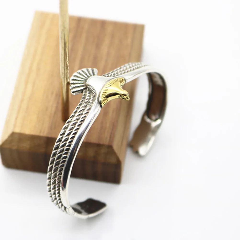 

Retro Eagle Bracelet Trendy Bracelets for Women Cuff Open Alloy Bangle Cuffs Miss